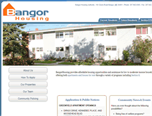 Tablet Screenshot of bangorhousing.org
